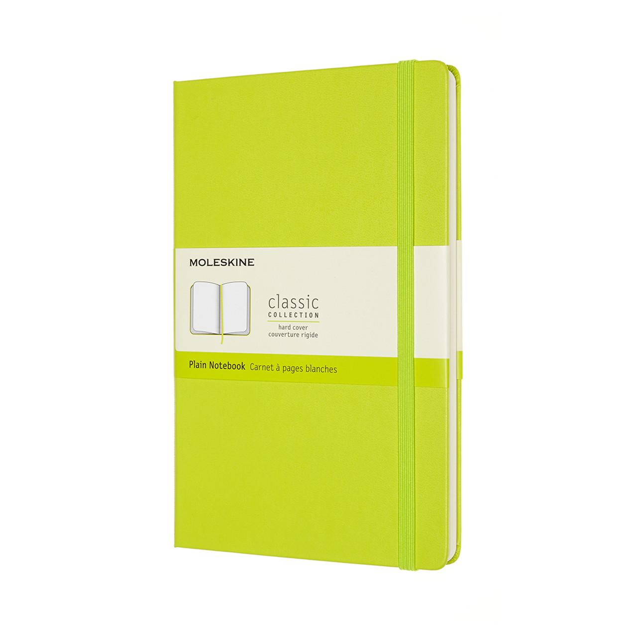 Блокнот Moleskine Classic средний 13х21 см нелинованный Лимонный/Зеленый (8056420850888)
