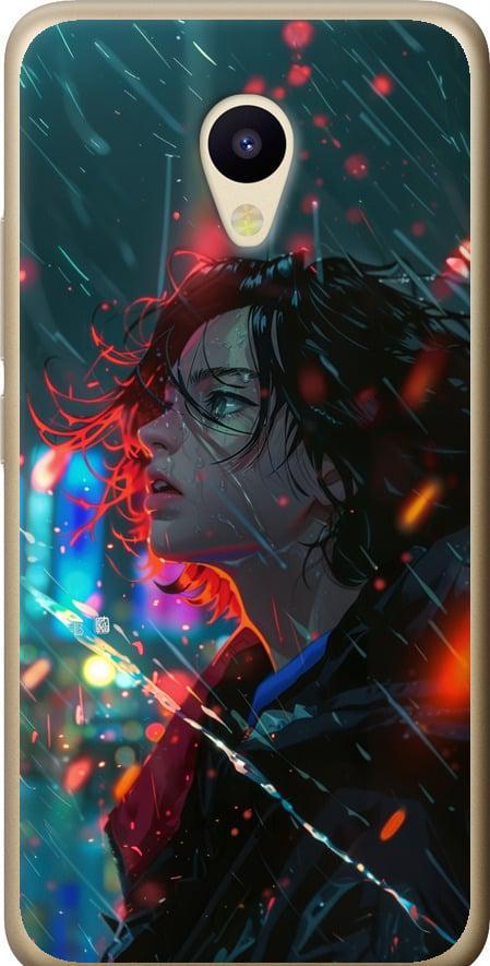 Чехол на Meizu M5 Ночные огни (6096u-420-42517)