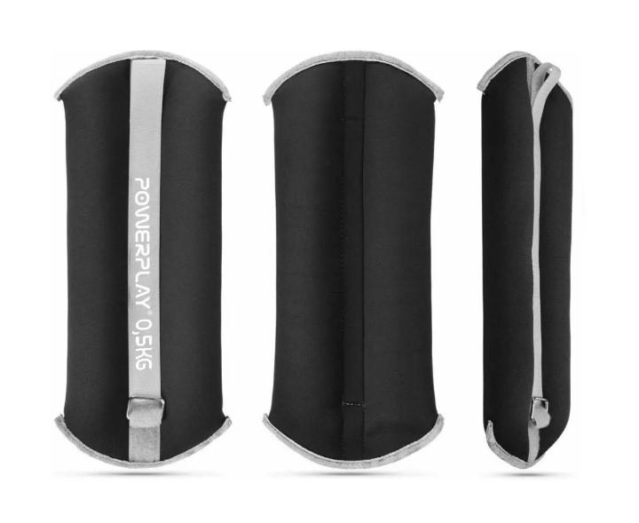 Утяжелители-манжеты для ног и рук PowerPlay PP-4349 Ankle/Wrist Weights 2 шт. 1 кг Черный (PP_4349_Black_1) - фото 4 Утяжелители-манжеты для ног и рук PowerPlay PP-4349 Ankle/Wrist Weights 2 шт. 1 кг Черный (PP_4349_Black_1) - фото 4