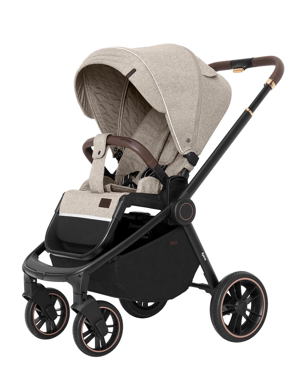Коляска-книжка універсальна Carrello Epica 3в1 Almond Beige (CRL-8511/1)