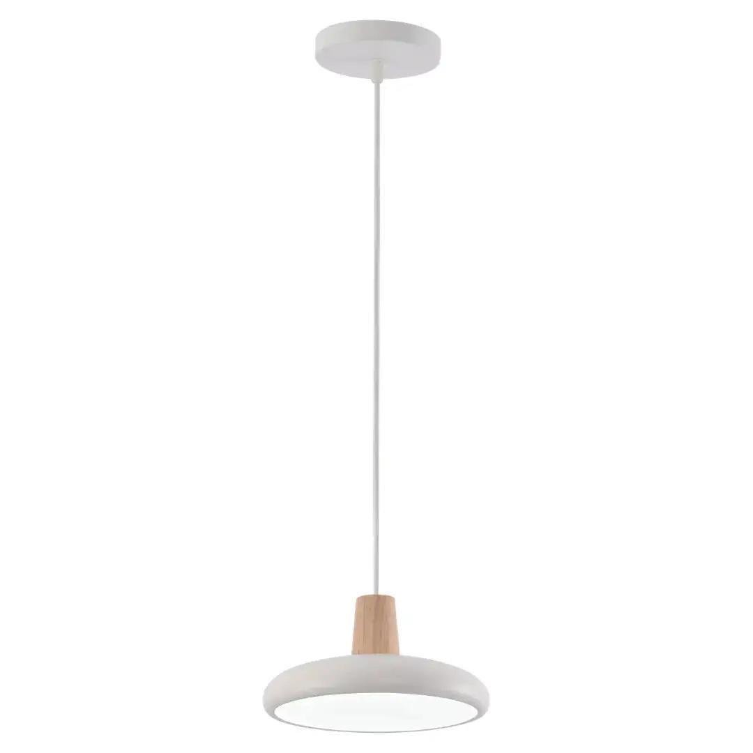 Подвесная LED-люстра Valeso V-XI3342-1 WH+Wood 24W (28685563)