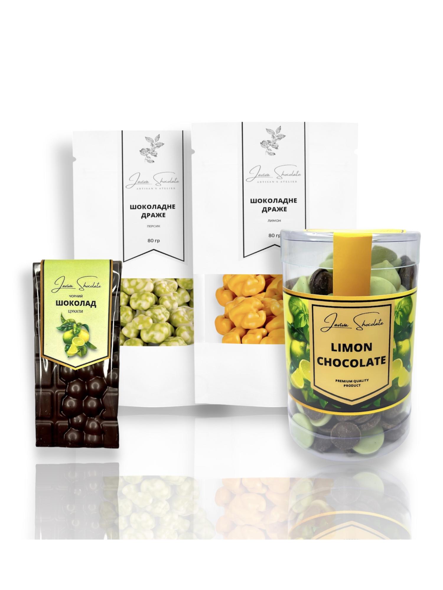 Шоколадный набор LAVIVA CHOCOLATE Подарочный Цитрусовый 350 г (0113) Шоколадный набор LAVIVA CHOCOLATE Подарочный Цитрусовый 350 г (0113)