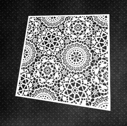 Трафарет многоразовый DFA Геометрия 80 для штукатурки и краски (G00080)