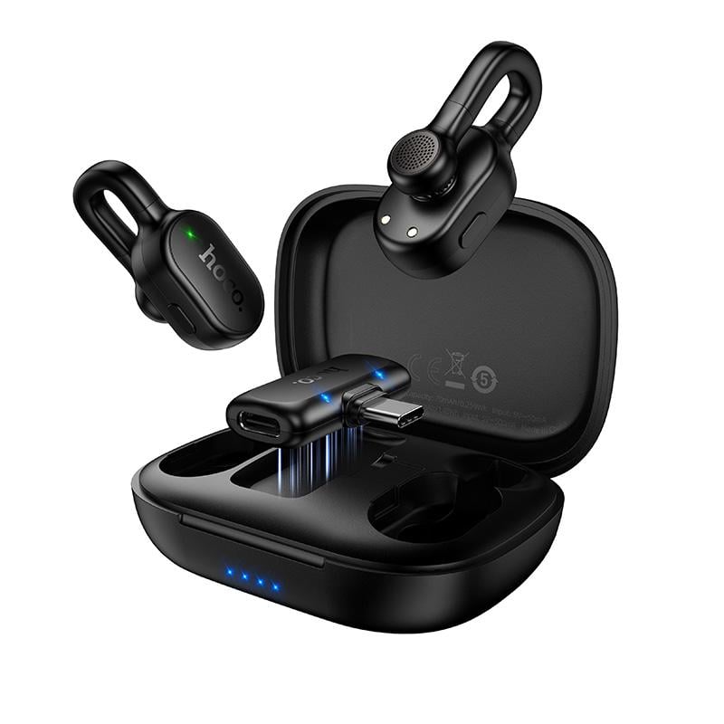 Мікрофонна система бездротова Hoco L27 Ice hidden wireless microphone (Type-C) Black (6942007680646) Мікрофонна система бездротова Hoco L27 Ice hidden wireless microphone (Type-C) Black (6942007680646)
