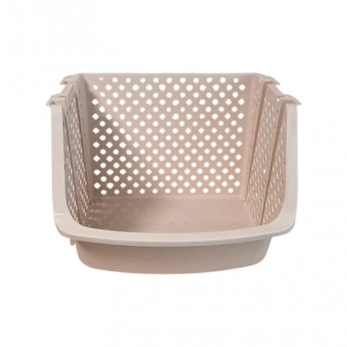 Органайзер модульный для хранения 1 секция 15 л 347х298х243 мм Бежевый (7411)