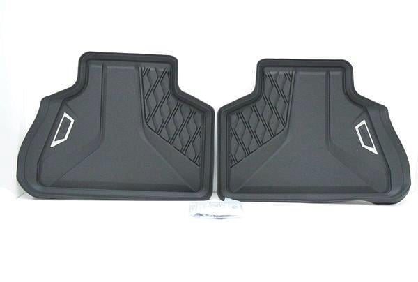 Коврики в салон BMW X6 G06 2019- задние с высоким бортом 2 шт. Черный (51472458561)