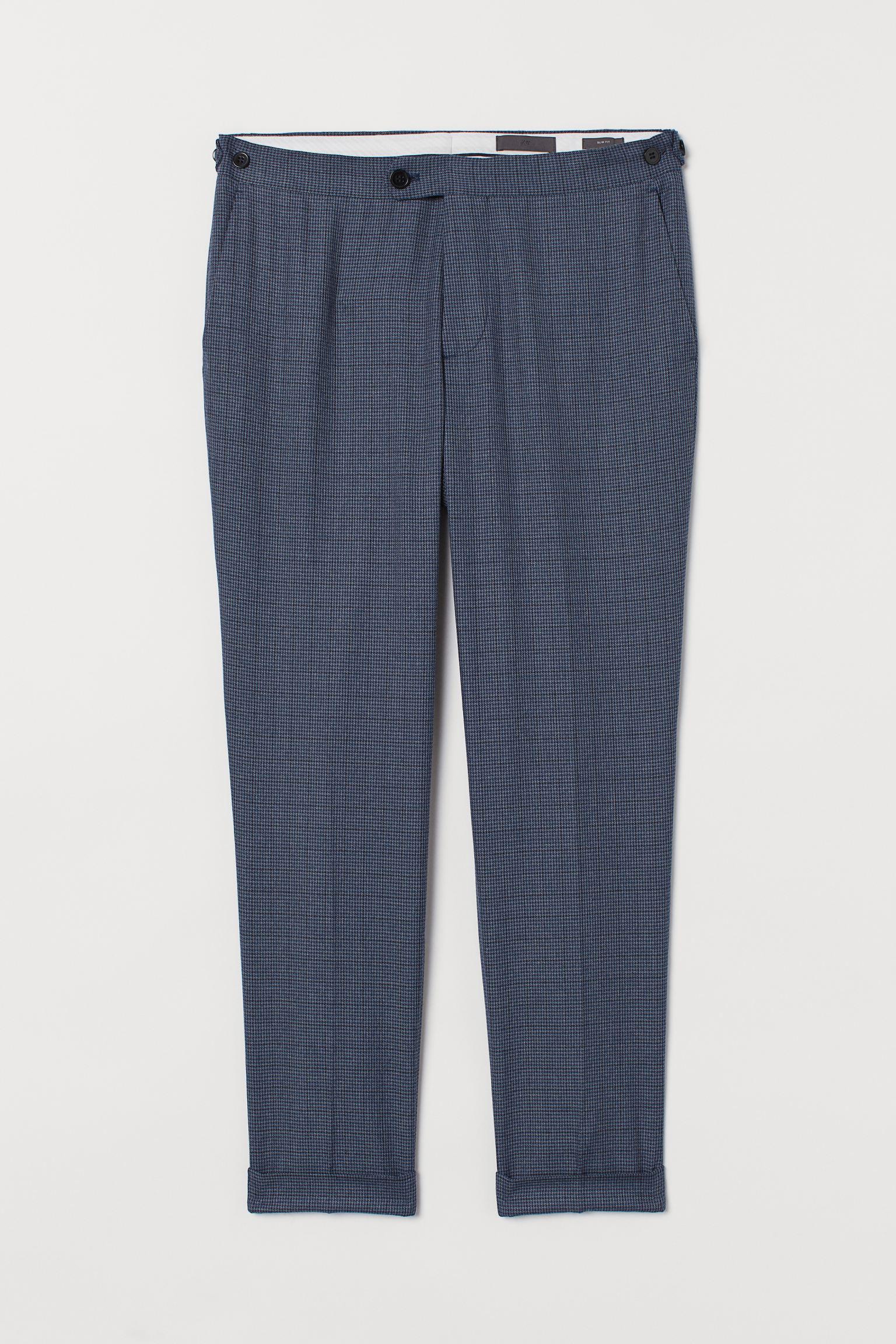 Брюки в узор р. 44 Синий (8186741sm)