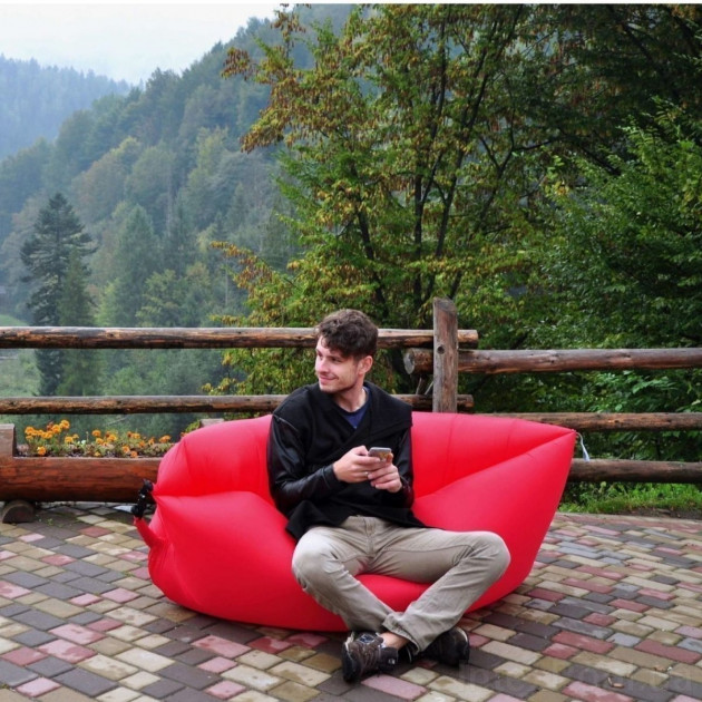 Матрас надувной LAMZAK 185х70х52 см Красный (45974-_256) - фото 5