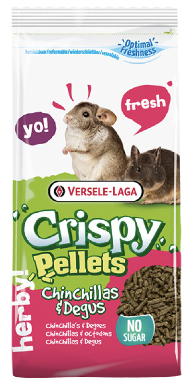Корм для шиншилл и дегу Versele-Laga Crispy Pellets Chinchillas&Degus 1 кг (615065)