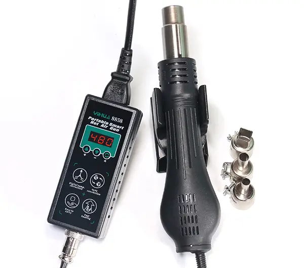 Паяльна станція YIHUA 8858 термоповітряна портативна з дисплеєм (2007227183) - фото 2