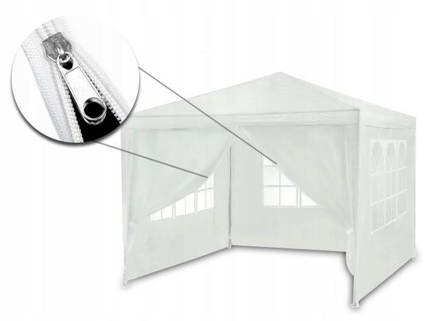 Павильон садовый Plonos 300x300x245 см Белый (4936) - фото 3 Павильон садовый Plonos 300x300x245 см Белый (4936) - фото 3