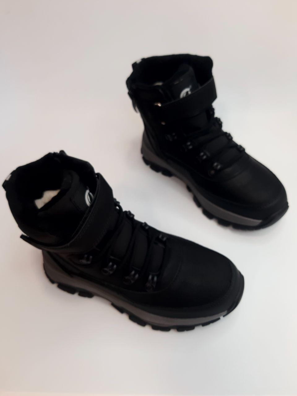 Черевики зимові Clibee для хлопчика р. 35 23,2 см Чорний (615 HС black) - фото 2