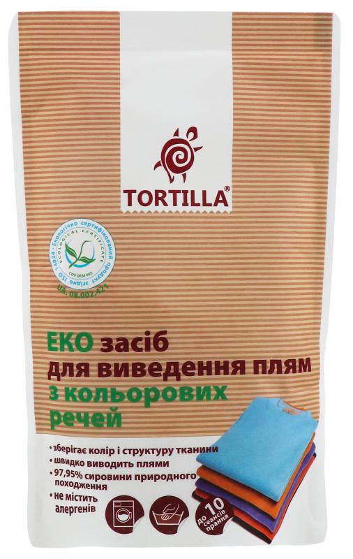 Плямовивідник Tortilla для кольорових речей 200 г (4820049380606)