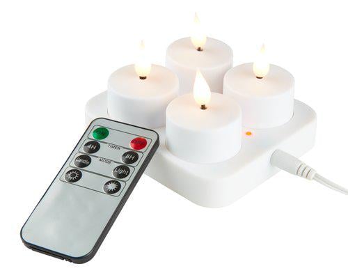 Свеча LED зарядка/пульт 4 шт. (0211c7a1) - фото 1 Свеча LED зарядка/пульт 4 шт. (0211c7a1) - фото 1