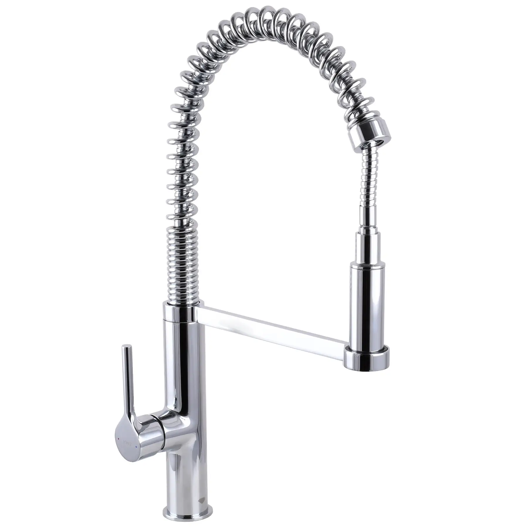 Смеситель для кухни TOPAZ SARDINIA TS-08401-H71 гибкий излив на пружине с душевой насадкой (23189058)