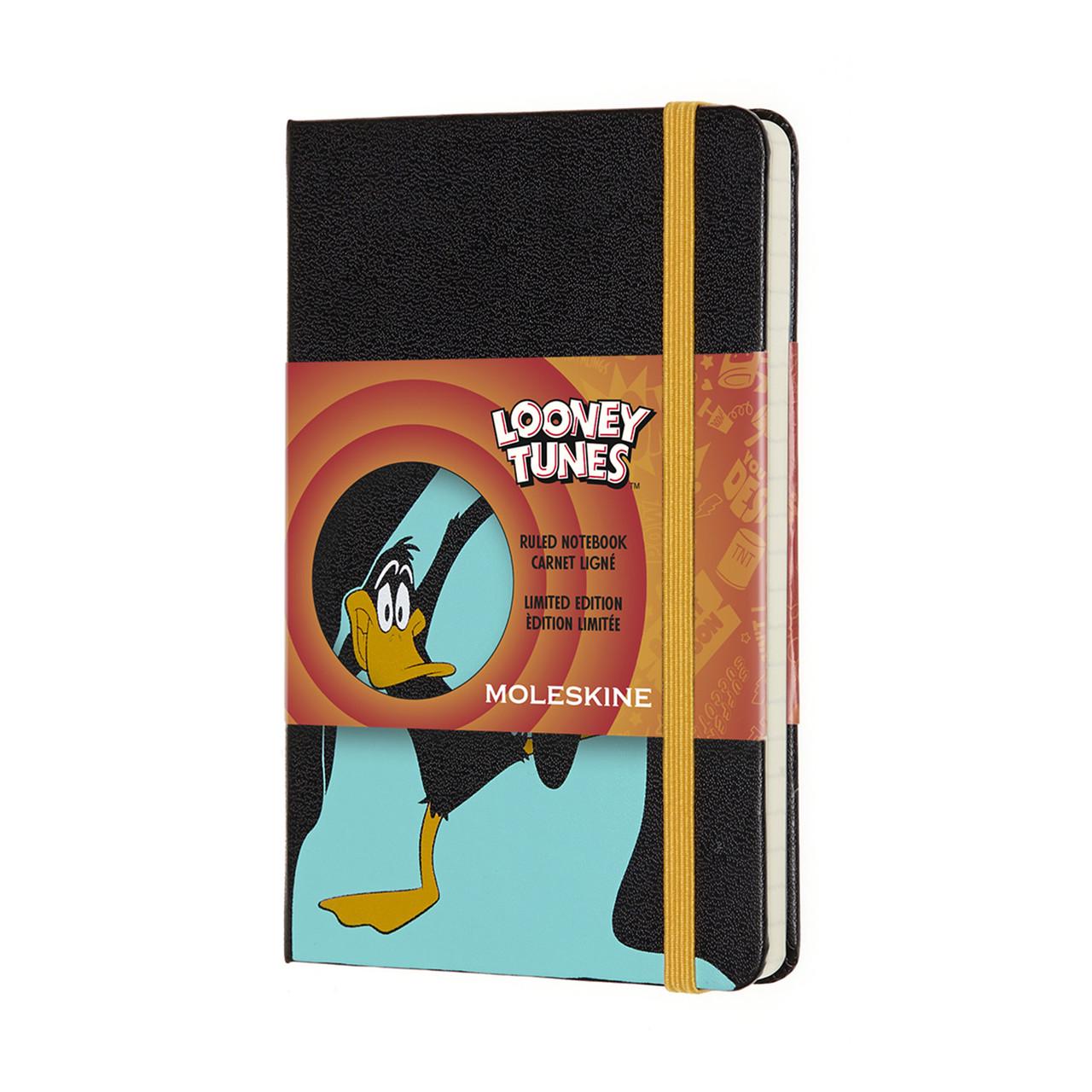Блокнот Moleskine Limited Looney Tunes карманный 9х14 см 192 страницы в линейку Даффи Дак (8058647621081)