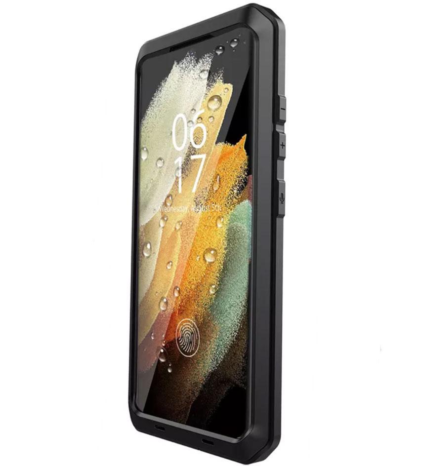 Противоударный чехол Primo Doom Armor для смартфона Samsung Galaxy S21 Ultra (SM-G998 / G9980) - Black