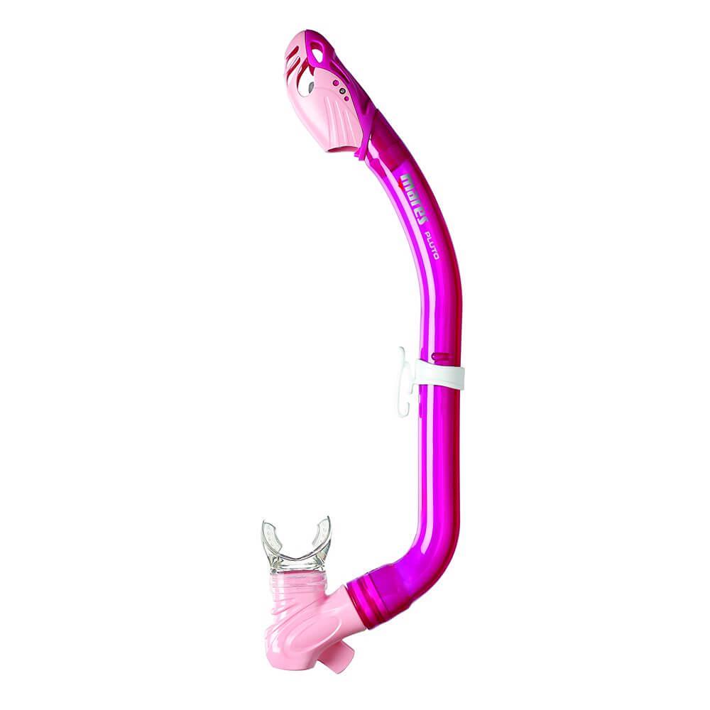 Трубка для снорклинга детская Mares Pluto Dry Kid Розовый (411486.PK)