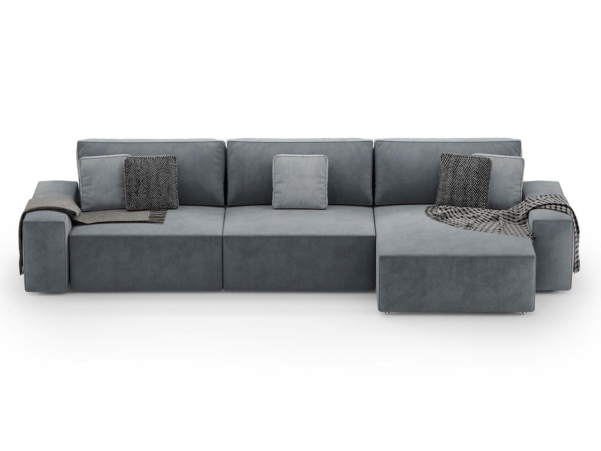 Диван кутовий Loft 350х160х80 см Сірий (Арт.2004) - фото 2 Диван кутовий Loft 350х160х80 см Сірий (Арт.2004) - фото 2