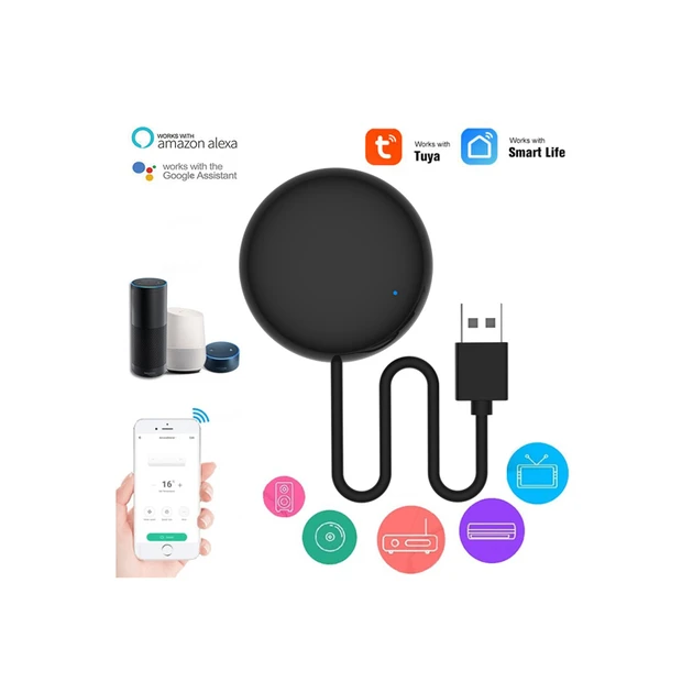 Універсальний пульт ДК Tuya SmartLife Wi-Fi ІЧ Чорний (26881363) - фото 5 Універсальний пульт ДК Tuya SmartLife Wi-Fi ІЧ Чорний (26881363) - фото 5