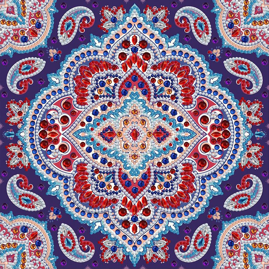 Алмазная Мозаика Emerald Craft Орнамент 30x30 см светящаяся в темноте (24358)