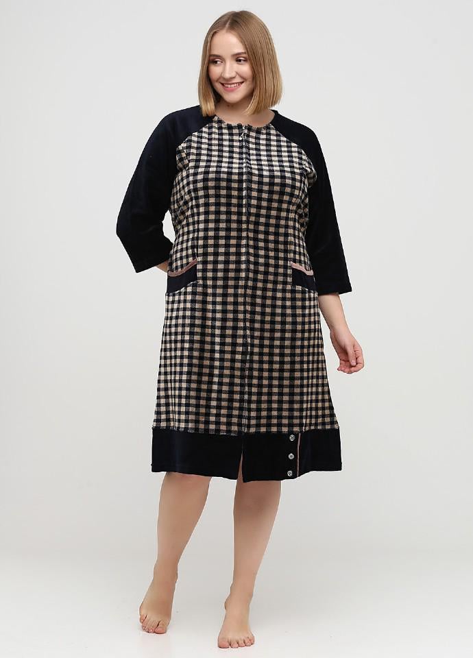 Халат Wild Love XL темно-Синий (20716-16) Халат Wild Love XL темно-Синий (20716-16)