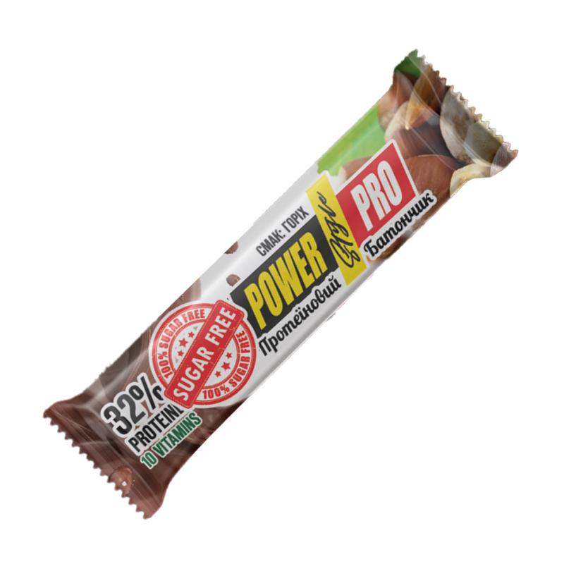 Батончик Power Pro 32% Nutella Sugar Free Орех 60 г 20 шт - фото 2