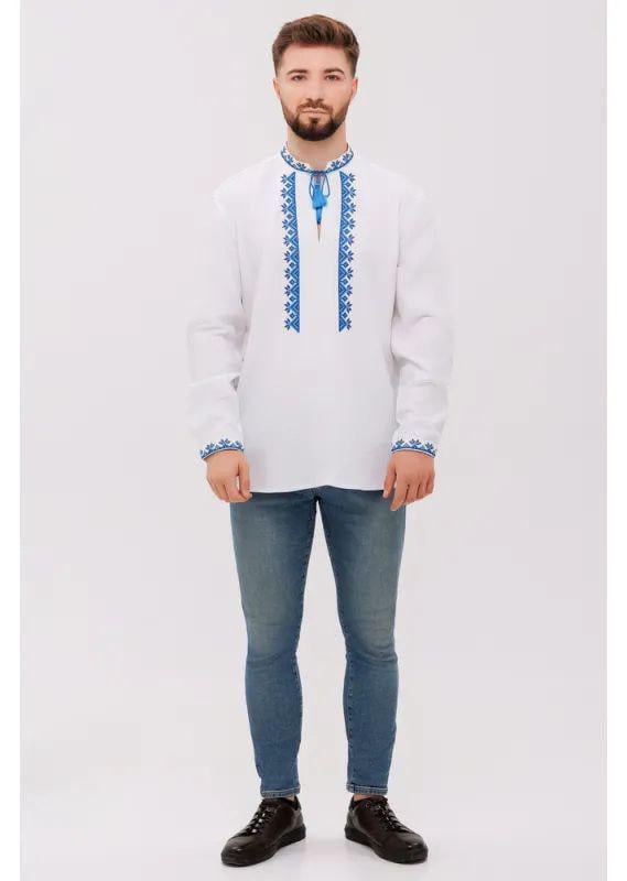 Вышиванка мужская р. 56 Белый (359) - фото 6 Вышиванка мужская р. 56 Белый (359) - фото 6