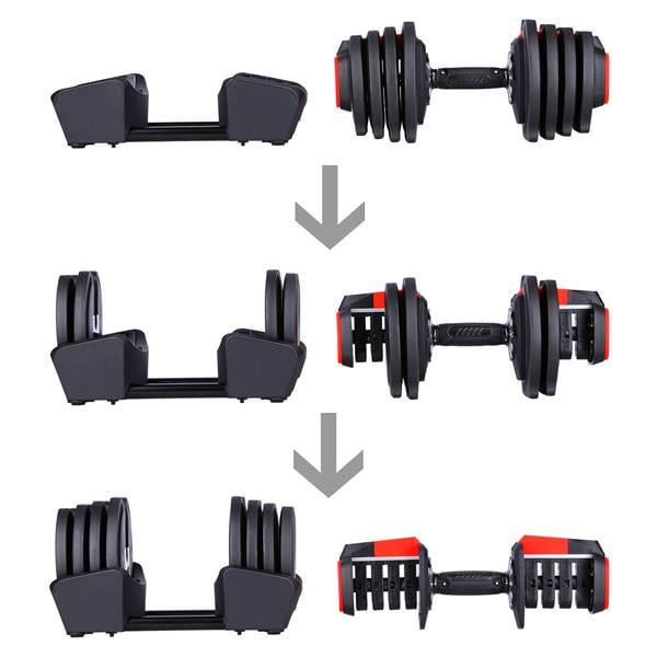 Гантели HMS SGR18 PRO SET 3в1 20 кг (416794) - фото 8