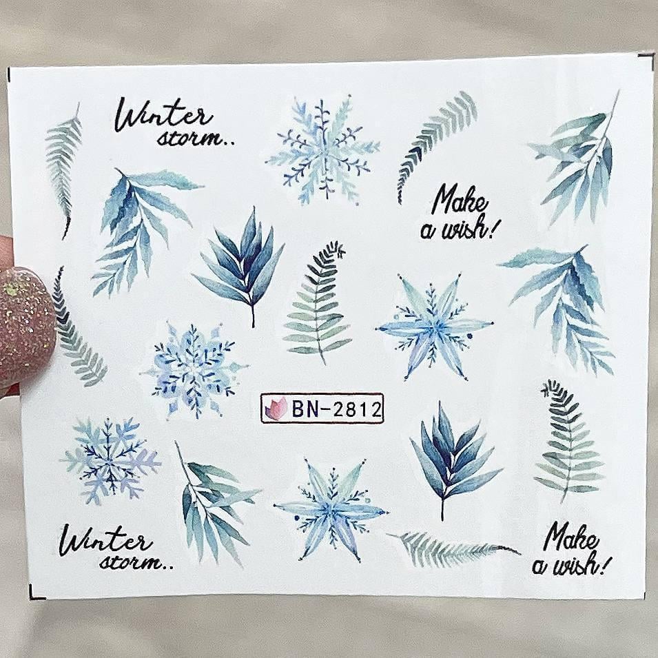 Слайдер для маникюра UASlider Зима BN-2812