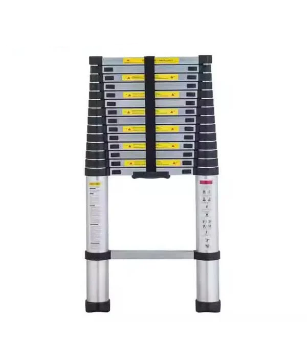 Драбина будівельна телескопічна алюмінієва 4,4 м на 150 кг (16-121-4.4)