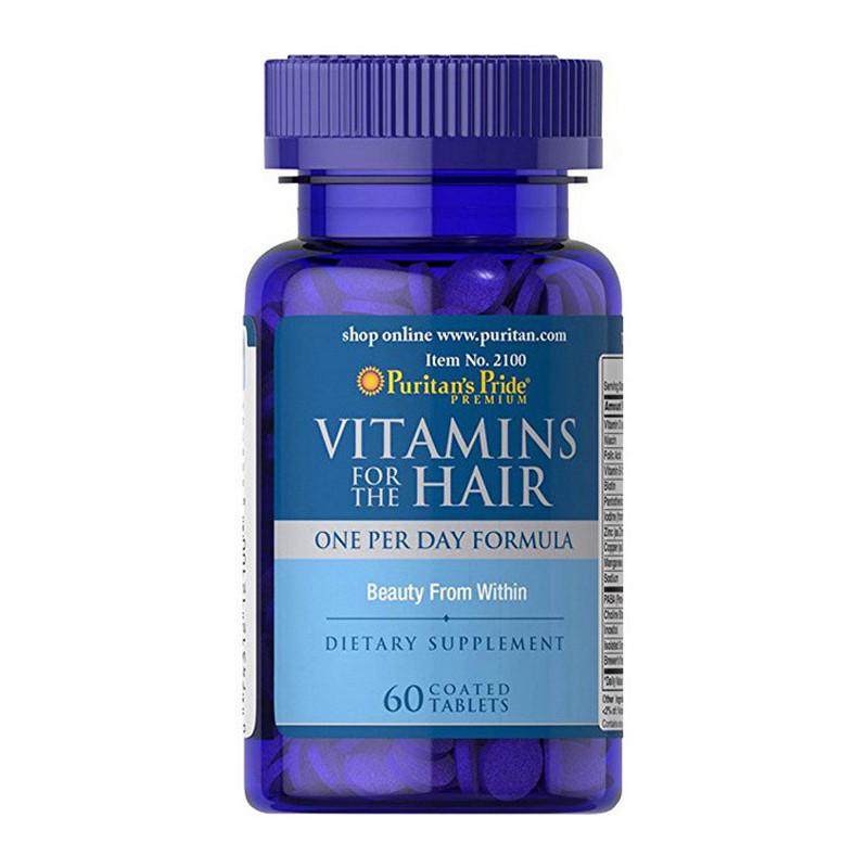 Вітаміни для волосся Puritan's Pride Vitamins for the Hair 60 капс. (08493-01)