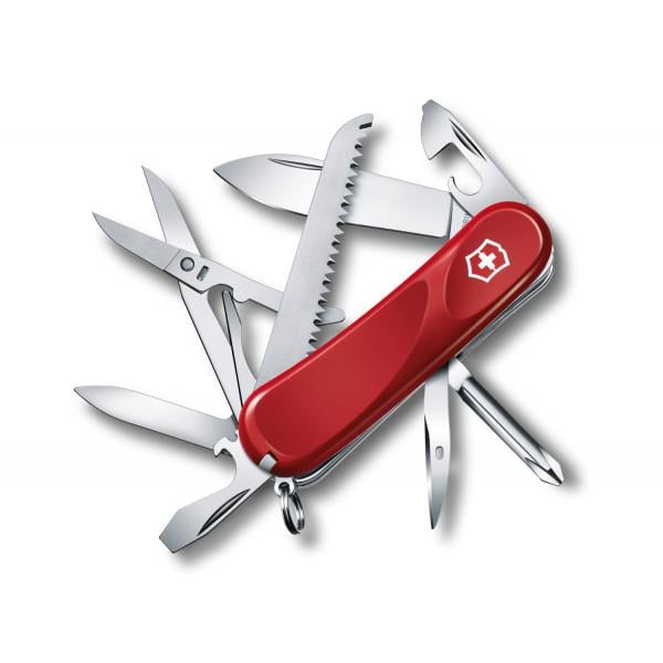 Мультитул Victorinox EvoGrip S18 з гумовими вставками та 15 функціями (596082)