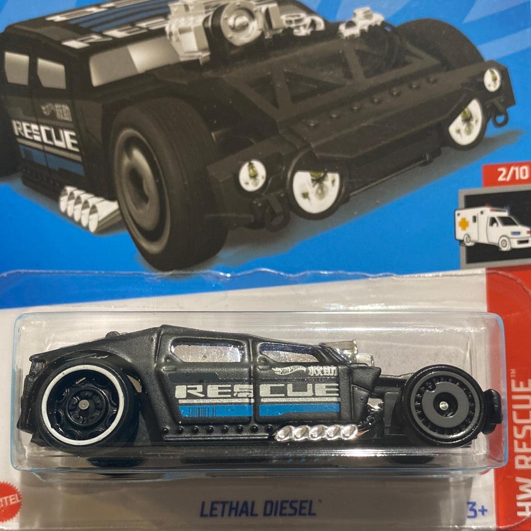Машинка Hot Wheels Mattel Lethal Diesel коллекция HW Rescue (HCT84)