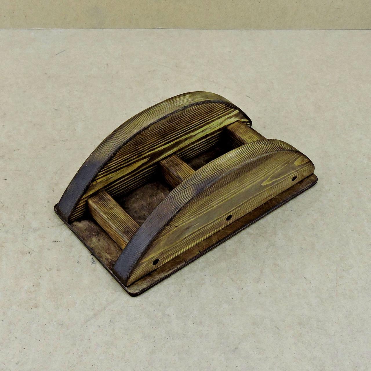 Балансировочная доска из дерева Канпур 45х25х15 см Капучино (БЛН-450109) - фото 5