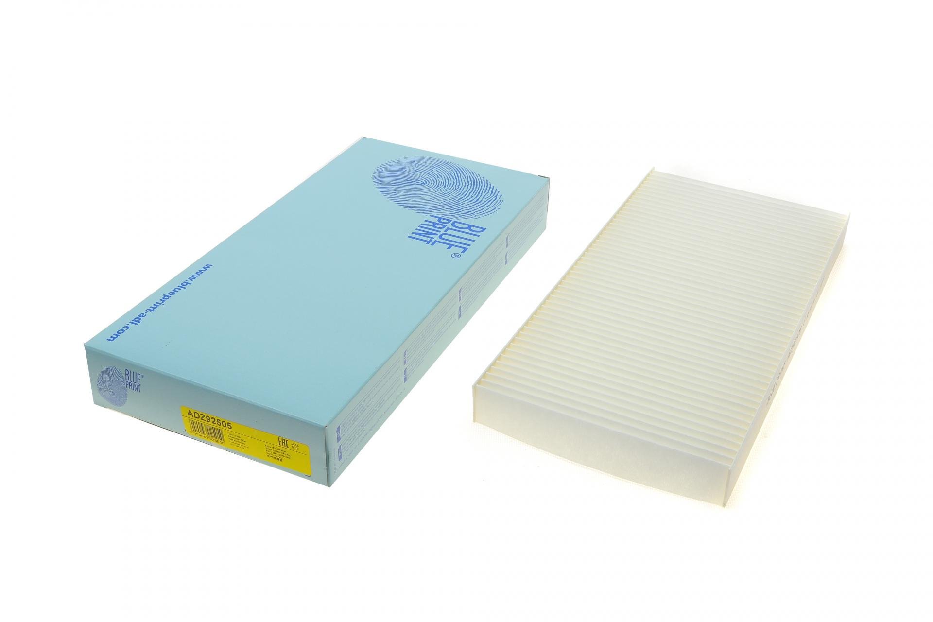 Фільтр салону BLUE PRINT Opel Combo 1,3CDT/1,7DI/CDTI 01- (ADZ92505)