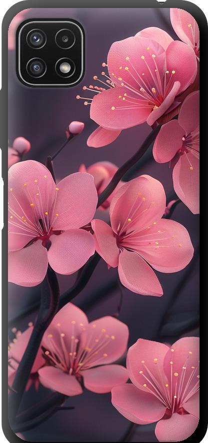 Чехол на Samsung Galaxy A22 5G A226B Пурпурная сакура (6075b-2581-42517)