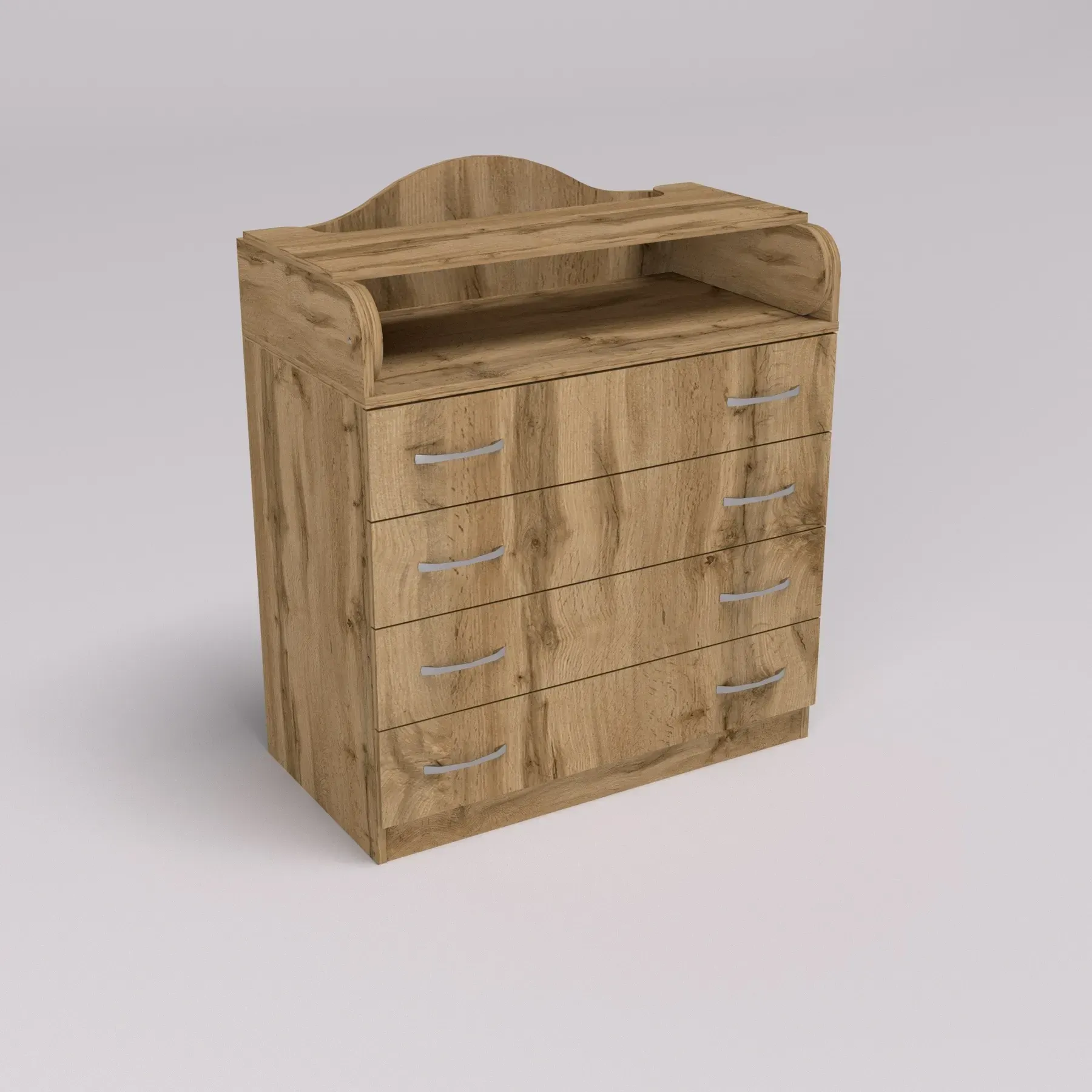 Комод пеленальний Kontinent №1 зі знімними бортиками 86,4х46,5х102 см Дуб Аппалачі (52547164) - фото 3 Комод пеленальний Kontinent №1 зі знімними бортиками 86,4х46,5х102 см Дуб Аппалачі (52547164) - фото 3