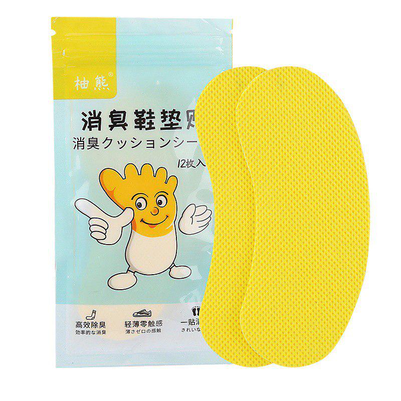 Дезодорирующие стельки с антибактериальным эффектом поглощают запах и влагу 12 шт. (U9508)