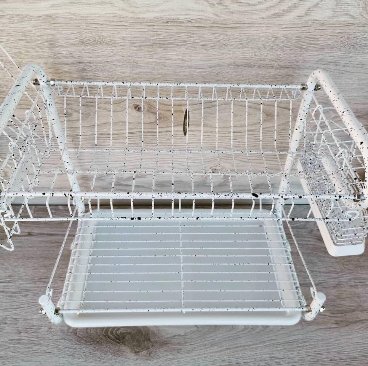 Сушарка Edenberg з нержавіючої сталі для посуду настільна Білий (EB-2108M) - фото 4 Сушарка Edenberg з нержавіючої сталі для посуду настільна Білий (EB-2108M) - фото 4