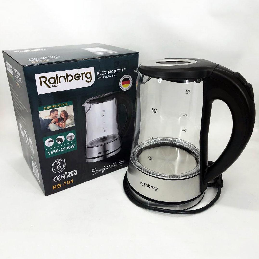 Электрочайник Rainberg RB-704 2200 Вт 2 л Черный (266175) - фото 6