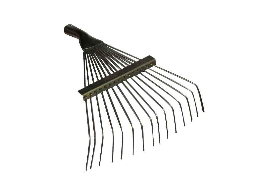 Грабли веерные 20 прутьев с пиримичкой Золотистый (847407)