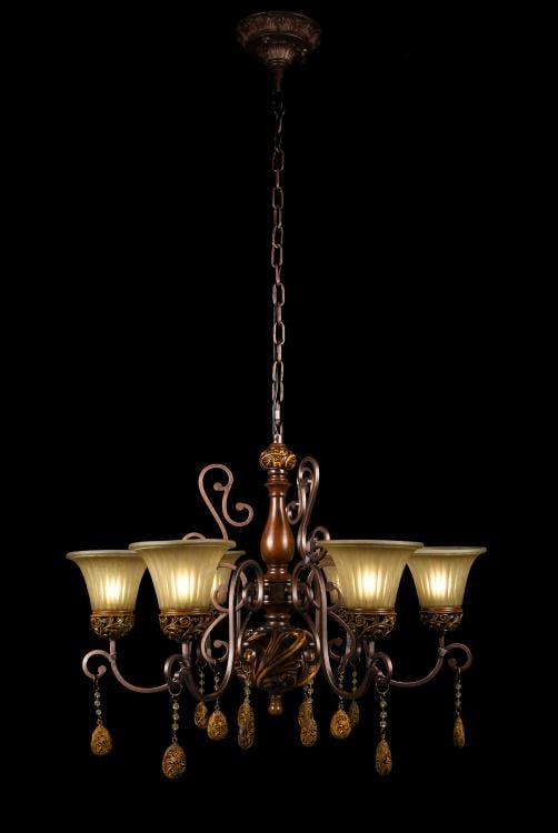 Люстра з плафонами Ray L2228CG/6 W0600 (IR006983)