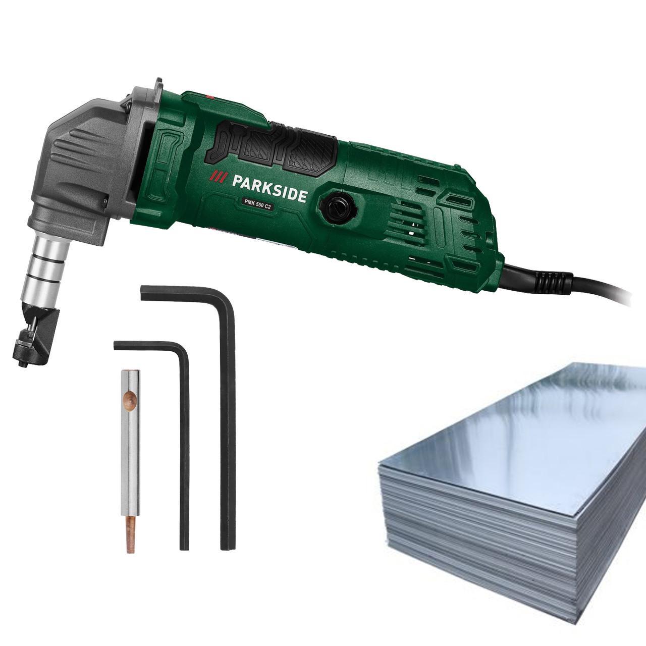 Электроножницы для резки металла PARKSIDE PMK 550 C2 550 Вт (PMK 550 C2) - фото 2 Электроножницы для резки металла PARKSIDE PMK 550 C2 550 Вт (PMK 550 C2) - фото 2