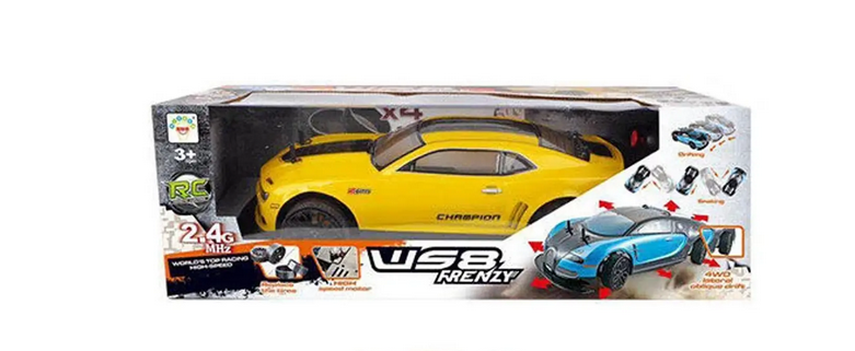 Радиоуправляемая машина 1347-2 A аккумулятор 7,3 V пульт на батарейках заменяемые шины 42 см (2451692963)