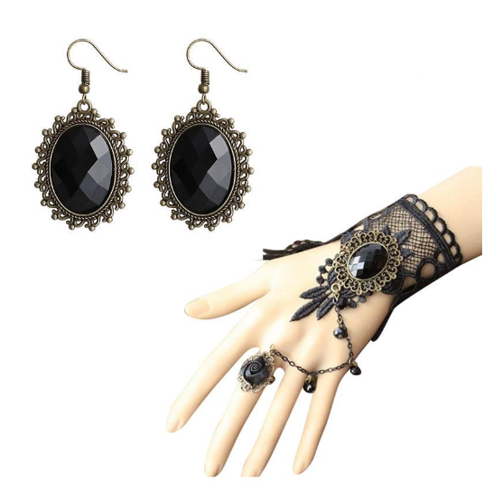 Жіночий браслет та сережки Fashion Jewelry (1703043)