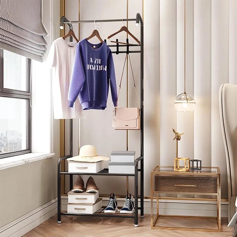 Стійка для одягу та взуття Clothes Rack CR-05 Чорний (SS-07) - фото 2