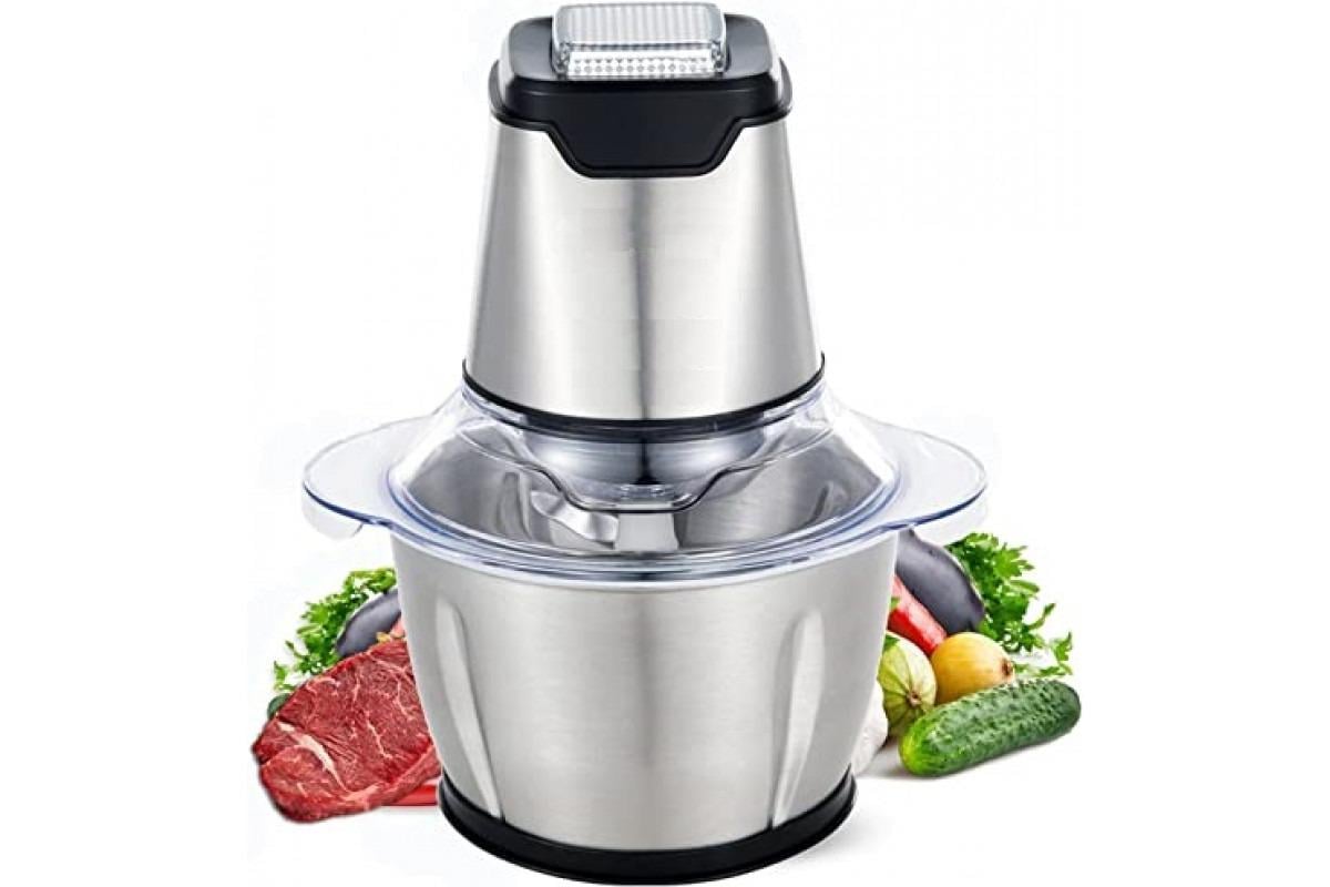 Блендер электрический FOOD PROCESSOR QL-801 300 W 2 л Серый (ВС20) - фото 2