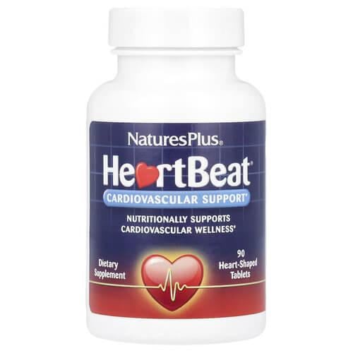 Витамины для сердца и сосудов Natures Plus HeartBeat 90 табл. (NAP-47421)