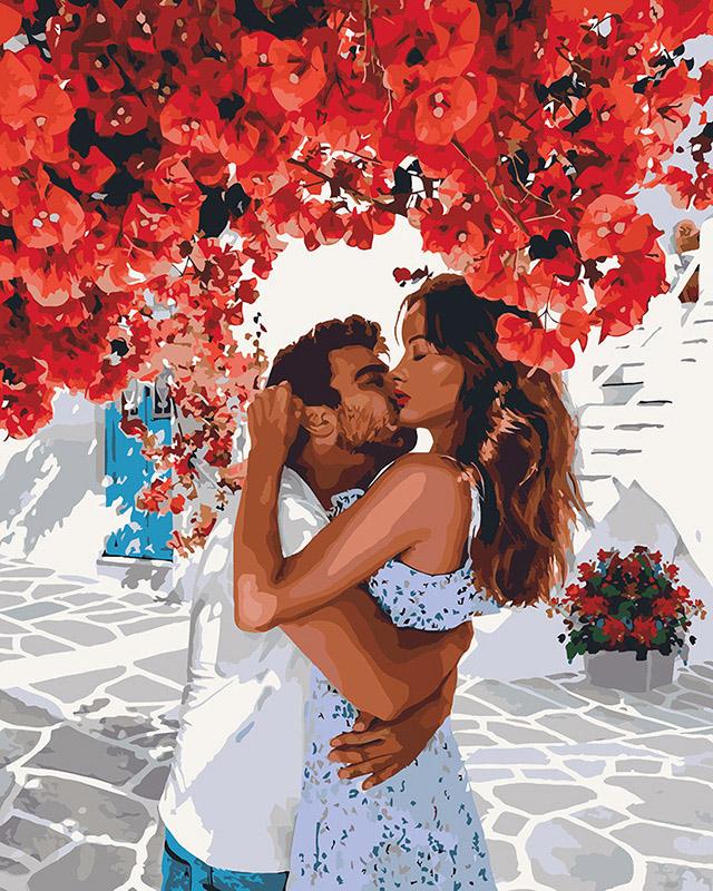 Картина по номерам Идейка "Сладкие объятия" 40х50 см (KH4675)